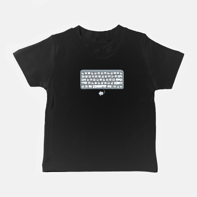 Kittens Board-Baby-Basic-Tee-Vallina84