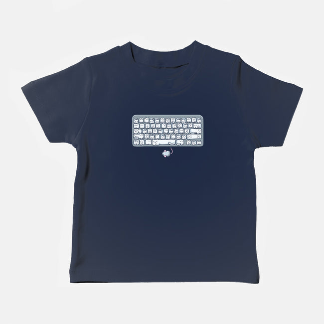 Kittens Board-Baby-Basic-Tee-Vallina84