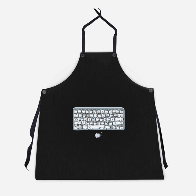 Kittens Board-Unisex-Kitchen-Apron-Vallina84