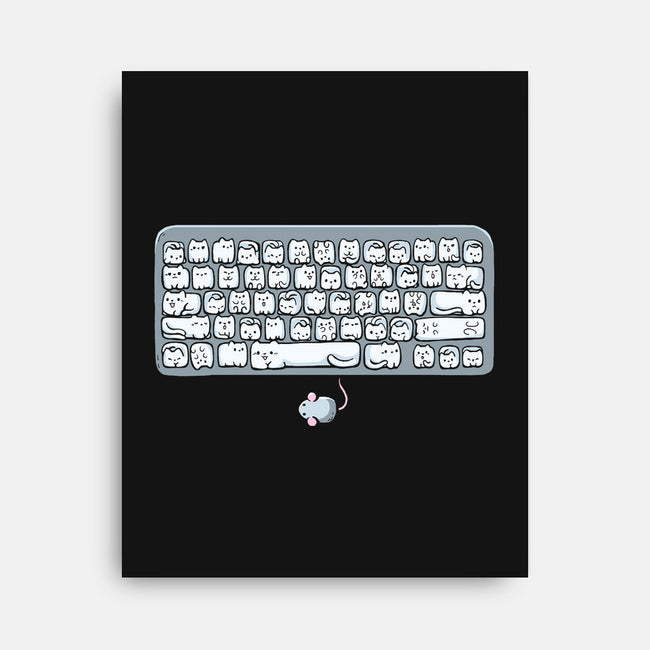 Kittens Board-None-Stretched-Canvas-Vallina84