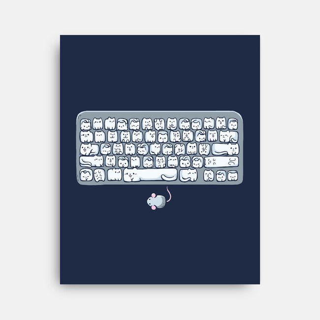 Kittens Board-None-Stretched-Canvas-Vallina84