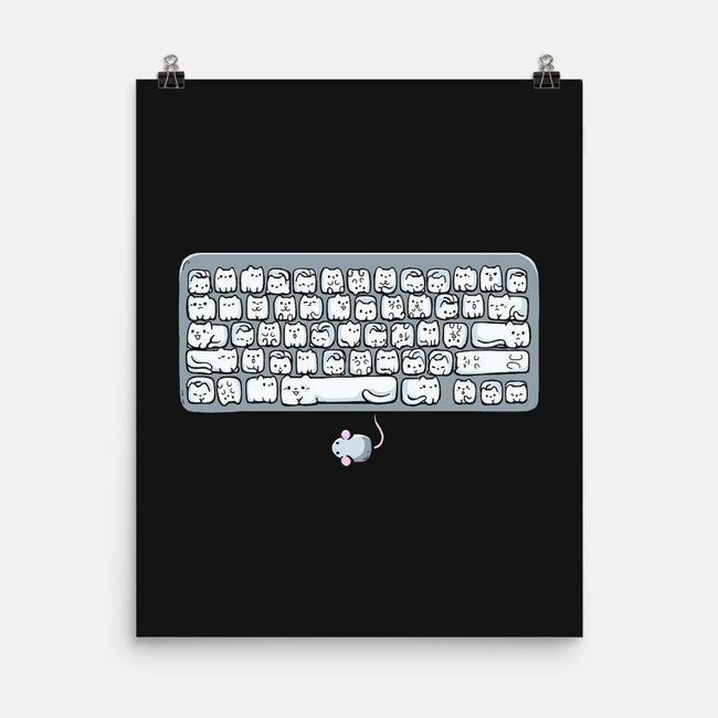 Kittens Board-None-Matte-Poster-Vallina84