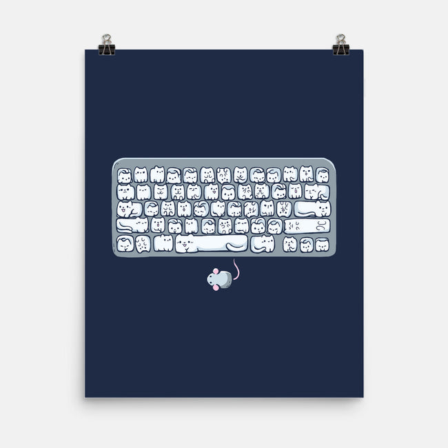 Kittens Board-None-Matte-Poster-Vallina84