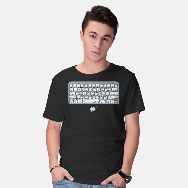 Kittens Board-Mens-Basic-Tee-Vallina84