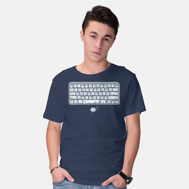 Kittens Board-Mens-Basic-Tee-Vallina84