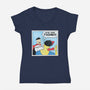 Meme Mark Meme-Womens-V-Neck-Tee-kentcribbs
