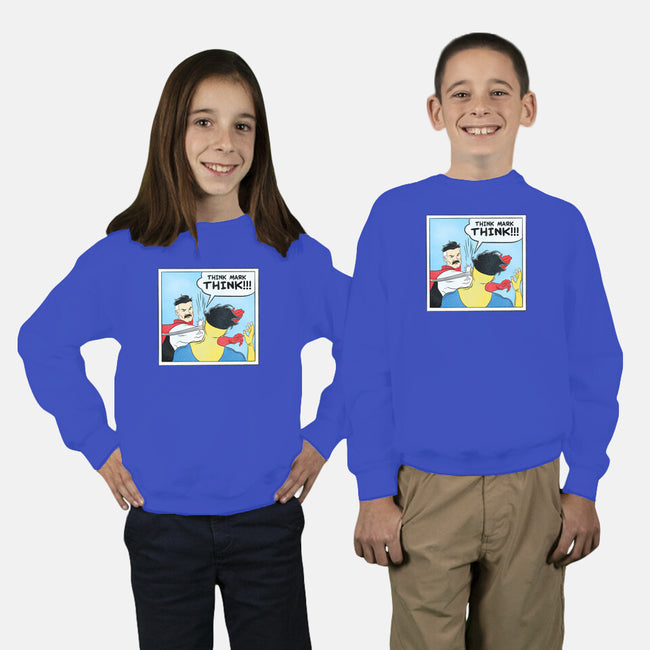 Meme Mark Meme-Youth-Crew Neck-Sweatshirt-kentcribbs
