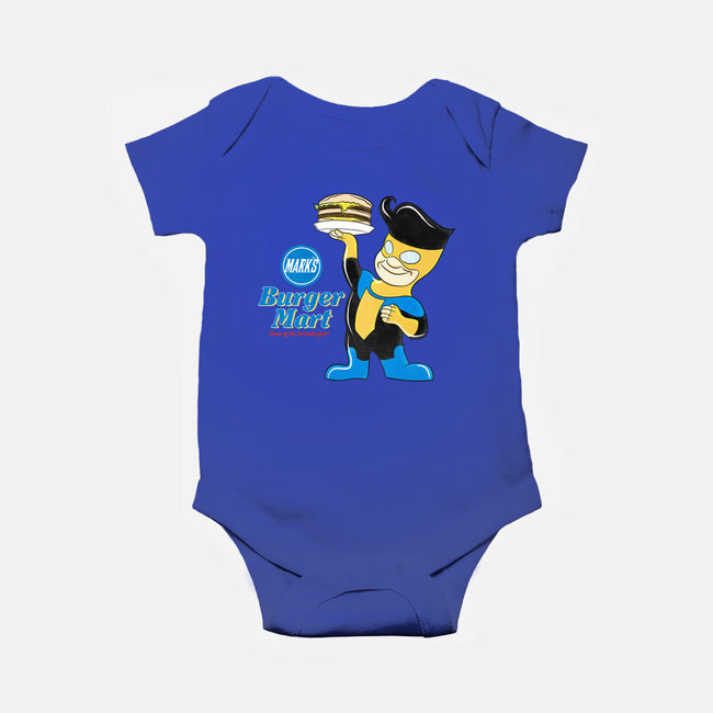Mark's Burger Mart-Baby-Basic-Onesie-kentcribbs