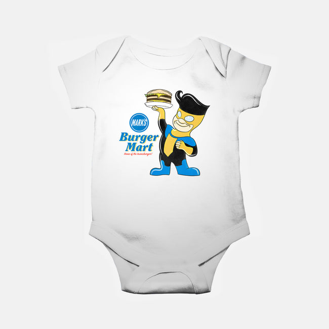 Mark's Burger Mart-Baby-Basic-Onesie-kentcribbs