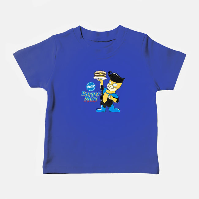 Mark's Burger Mart-Baby-Basic-Tee-kentcribbs