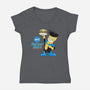 Mark's Burger Mart-Womens-V-Neck-Tee-kentcribbs