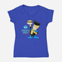 Mark's Burger Mart-Womens-V-Neck-Tee-kentcribbs