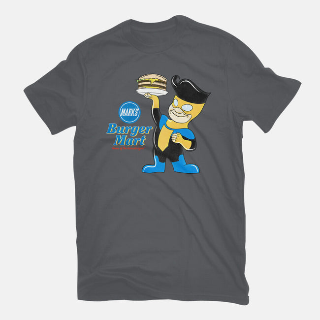 Mark's Burger Mart-Womens-Basic-Tee-kentcribbs
