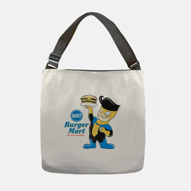 Mark's Burger Mart-None-Adjustable Tote-Bag-kentcribbs