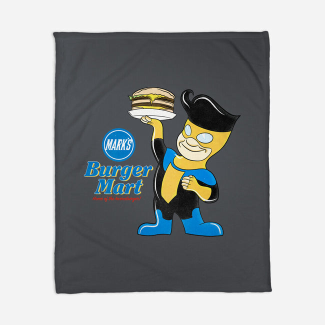 Mark's Burger Mart-None-Fleece-Blanket-kentcribbs