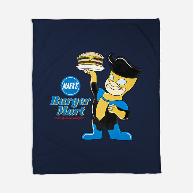 Mark's Burger Mart-None-Fleece-Blanket-kentcribbs