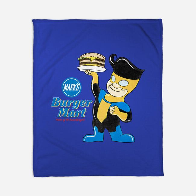 Mark's Burger Mart-None-Fleece-Blanket-kentcribbs