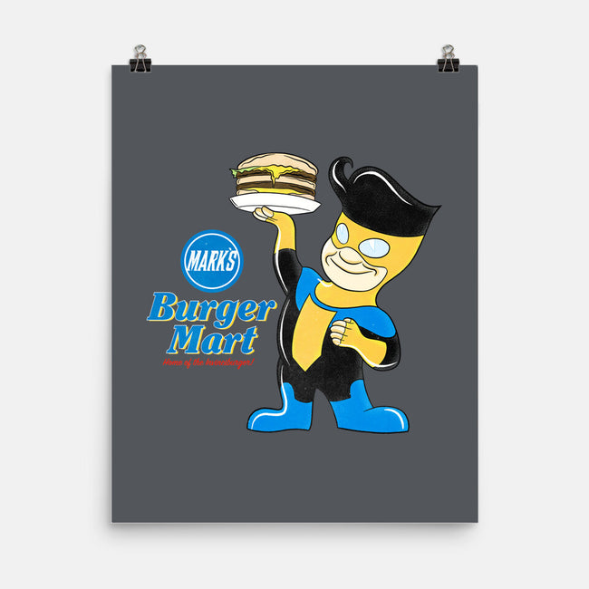 Mark's Burger Mart-None-Matte-Poster-kentcribbs