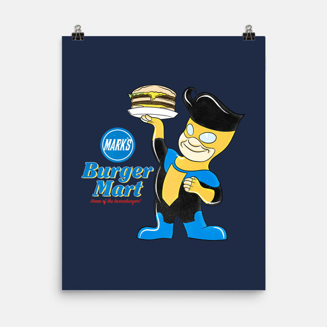 Mark's Burger Mart-None-Matte-Poster-kentcribbs