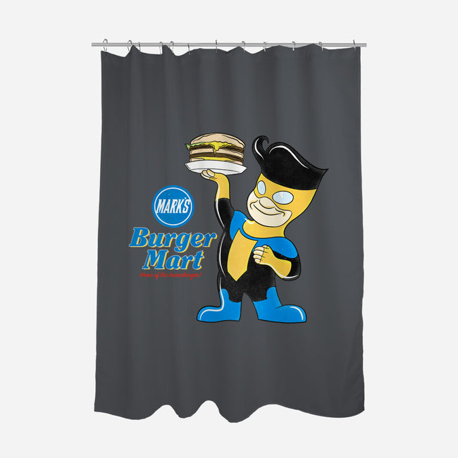 Mark's Burger Mart-None-Polyester-Shower Curtain-kentcribbs