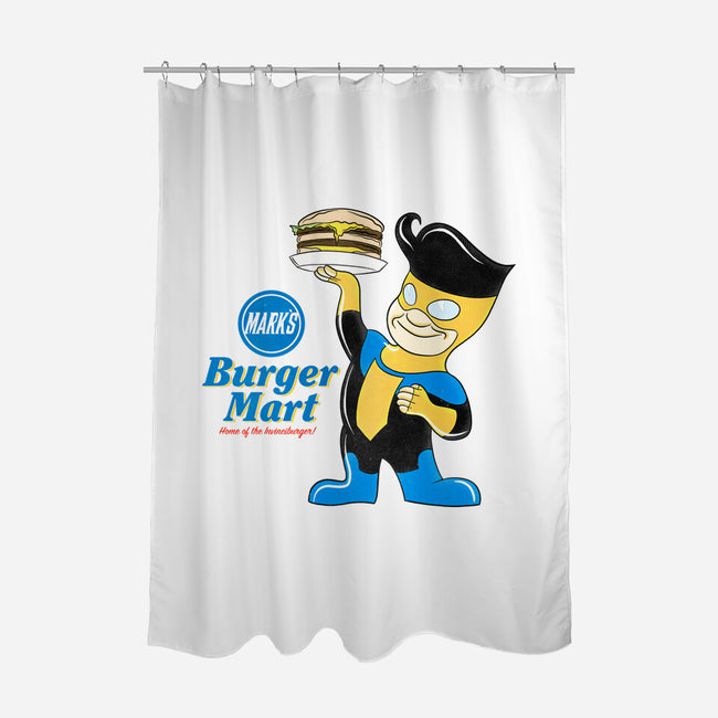 Mark's Burger Mart-None-Polyester-Shower Curtain-kentcribbs