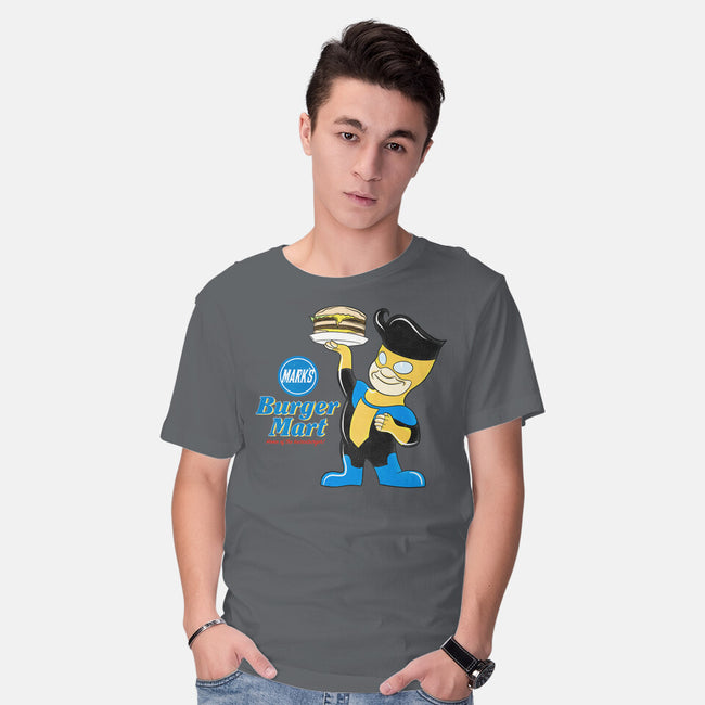 Mark's Burger Mart-Mens-Basic-Tee-kentcribbs