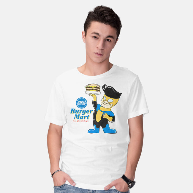 Mark's Burger Mart-Mens-Basic-Tee-kentcribbs