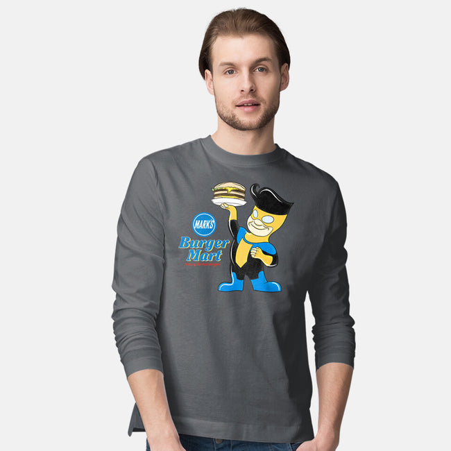 Mark's Burger Mart-Mens-Long Sleeved-Tee-kentcribbs