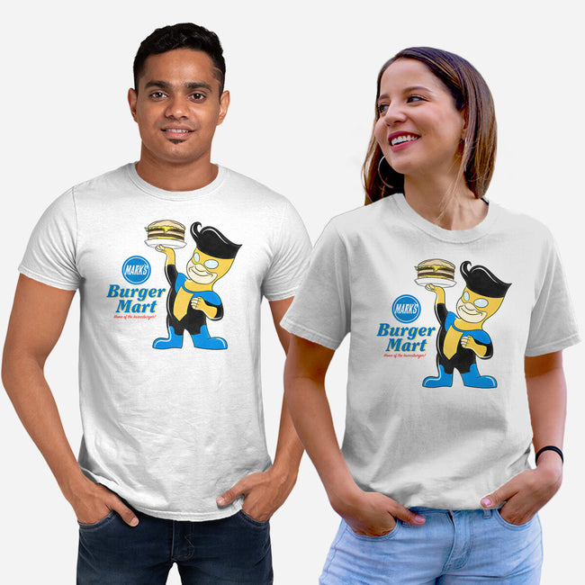 Mark's Burger Mart-Unisex-Basic-Tee-kentcribbs