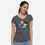 Mark's Burger Mart-Womens-V-Neck-Tee-kentcribbs
