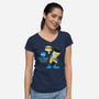 Mark's Burger Mart-Womens-V-Neck-Tee-kentcribbs