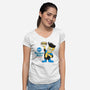 Mark's Burger Mart-Womens-V-Neck-Tee-kentcribbs