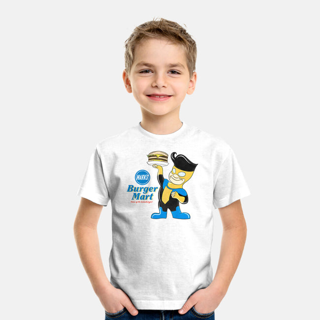 Mark's Burger Mart-Youth-Basic-Tee-kentcribbs