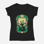 Song Of Solitude-Womens-V-Neck-Tee-ilustrata