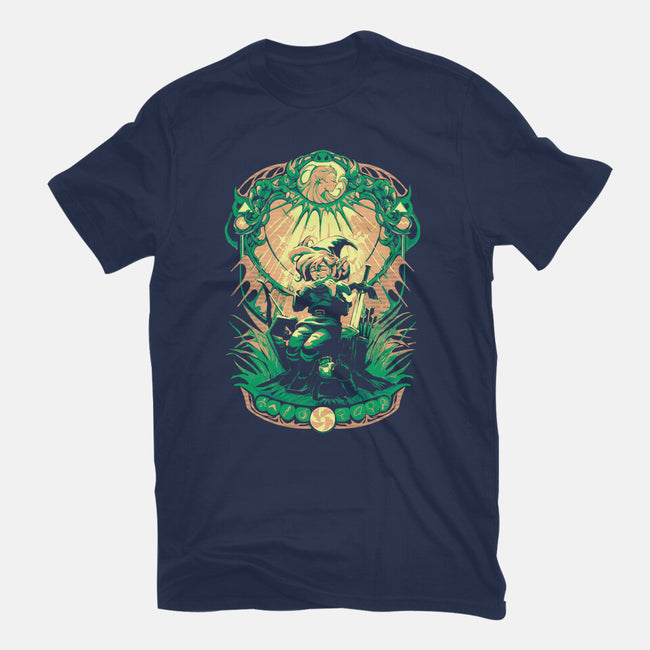 Song Of Solitude-Womens-Fitted-Tee-ilustrata