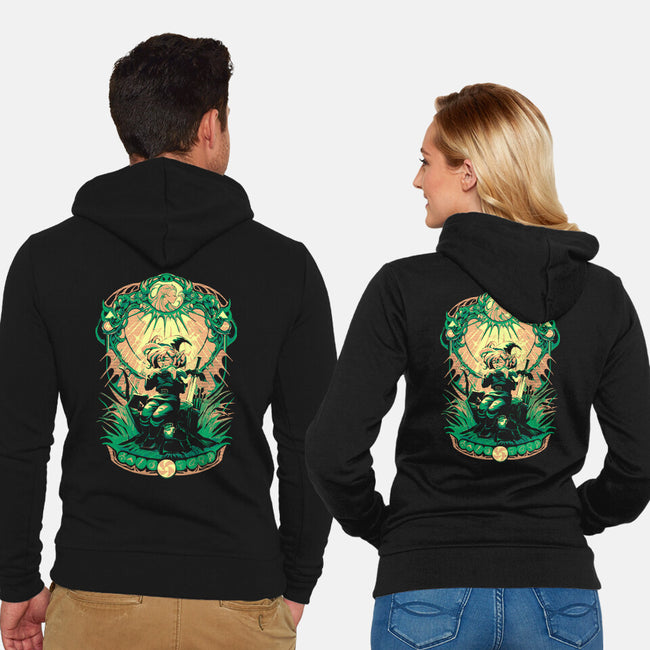 Song Of Solitude-Unisex-Zip-Up-Sweatshirt-ilustrata