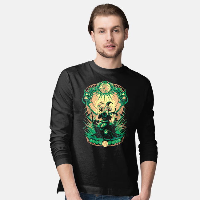 Song Of Solitude-Mens-Long Sleeved-Tee-ilustrata