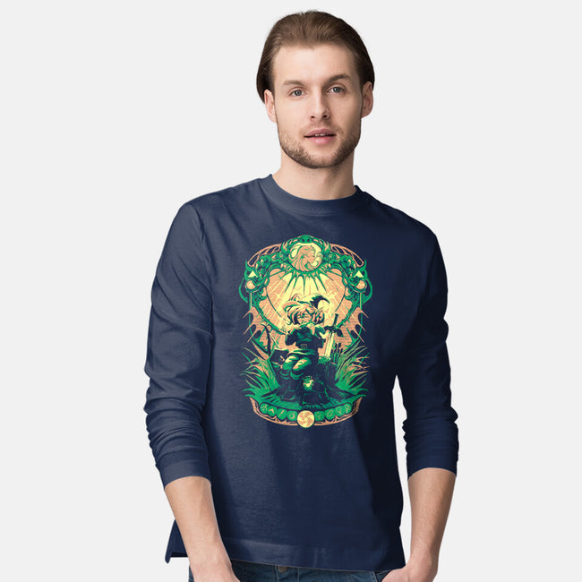 Song Of Solitude-Mens-Long Sleeved-Tee-ilustrata