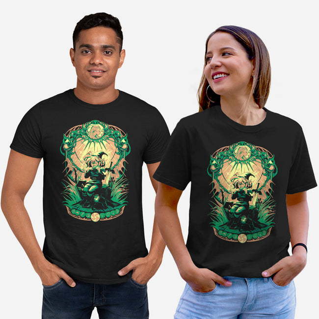 Song Of Solitude-Unisex-Basic-Tee-ilustrata
