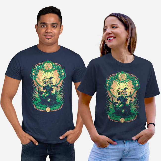 Song Of Solitude-Unisex-Basic-Tee-ilustrata
