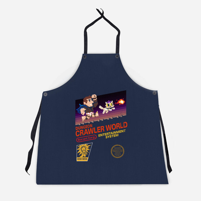Dungeon Crawler World-Unisex-Kitchen-Apron-spiritgreen