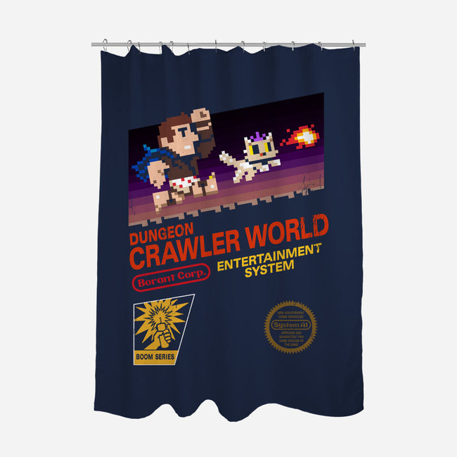 Dungeon Crawler World-None-Polyester-Shower Curtain-spiritgreen