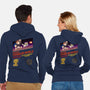 Dungeon Crawler World-Unisex-Zip-Up-Sweatshirt-spiritgreen