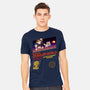 Dungeon Crawler World-Mens-Heavyweight-Tee-spiritgreen