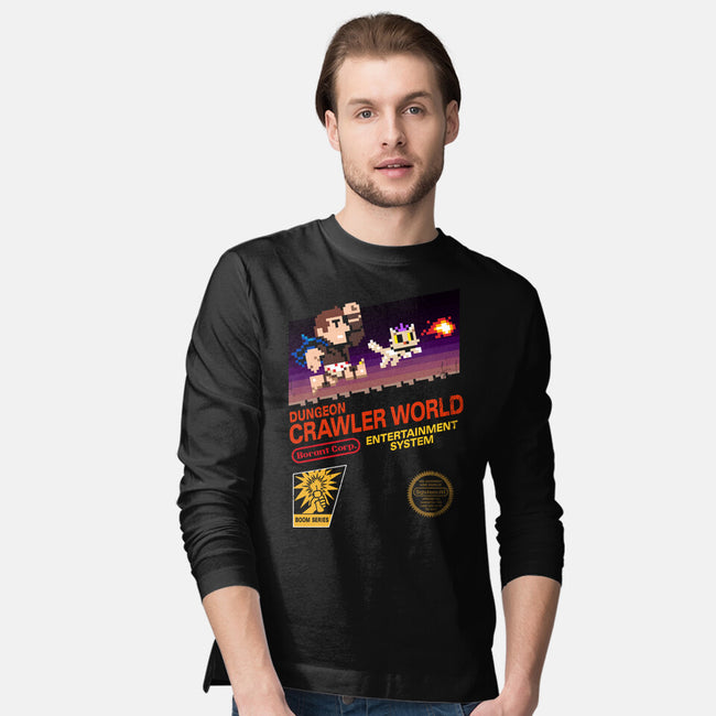 Dungeon Crawler World-Mens-Long Sleeved-Tee-spiritgreen