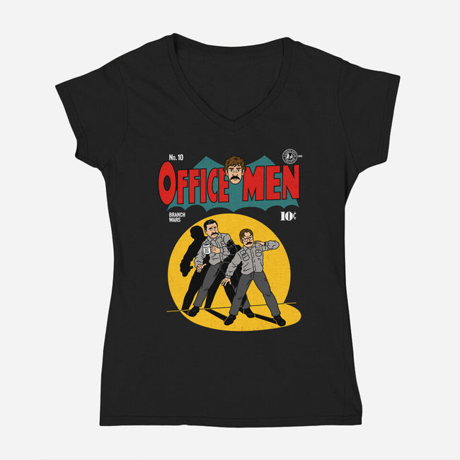 Office-Men-Womens-V-Neck-Tee-Barbadifuoco