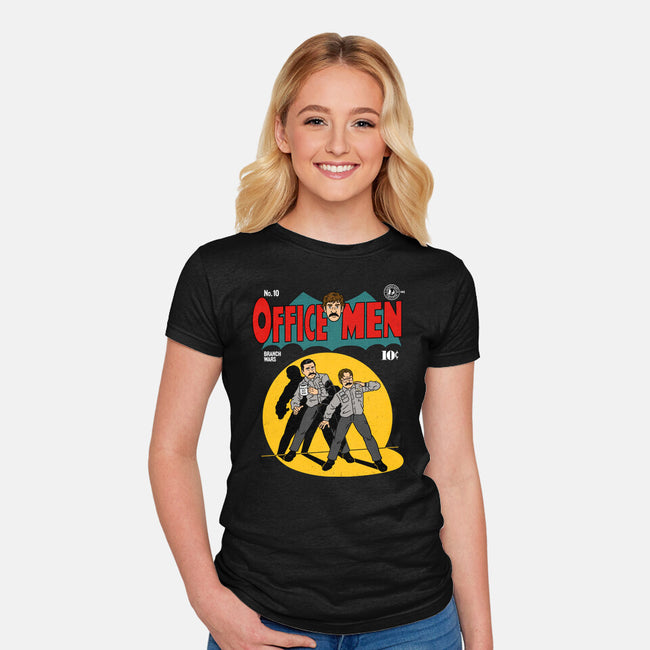 Office-Men-Womens-Fitted-Tee-Barbadifuoco