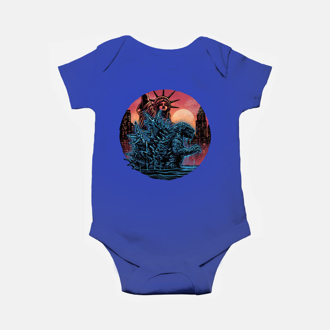 Rise Of The Radioactive Beast-Baby-Basic-Onesie-glitchygorilla