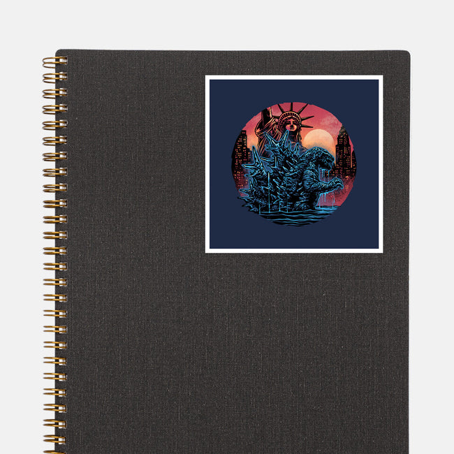 Rise Of The Radioactive Beast-None-Glossy-Sticker-glitchygorilla