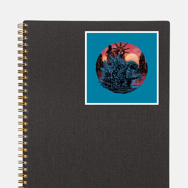 Rise Of The Radioactive Beast-None-Glossy-Sticker-glitchygorilla